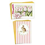 Hallmark Marjolein Bastin Easter Cards Assortment, Happy Spring (6 Cards with Envelopes)
